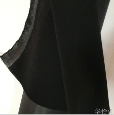 精美玫瑰花禮盒植絨布 綢布底短毛絨掛件工藝品植絨布現貨供應